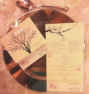 diseño de minutas y material bodas